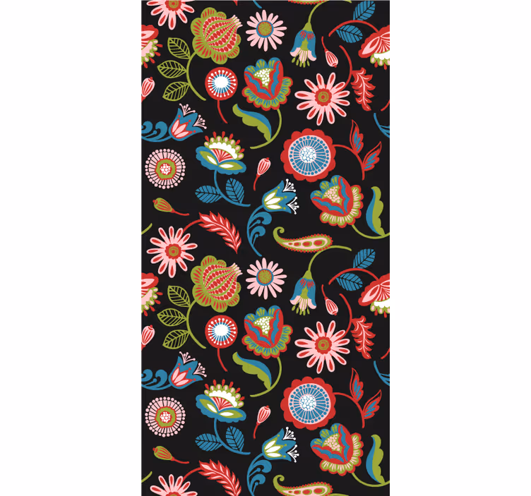 Papel mural pasillo motivos botánicos elegantes - TenVinilo