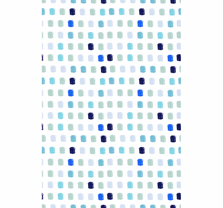 Papel mural nórdico trazos de pintura en azul - TenVinilo