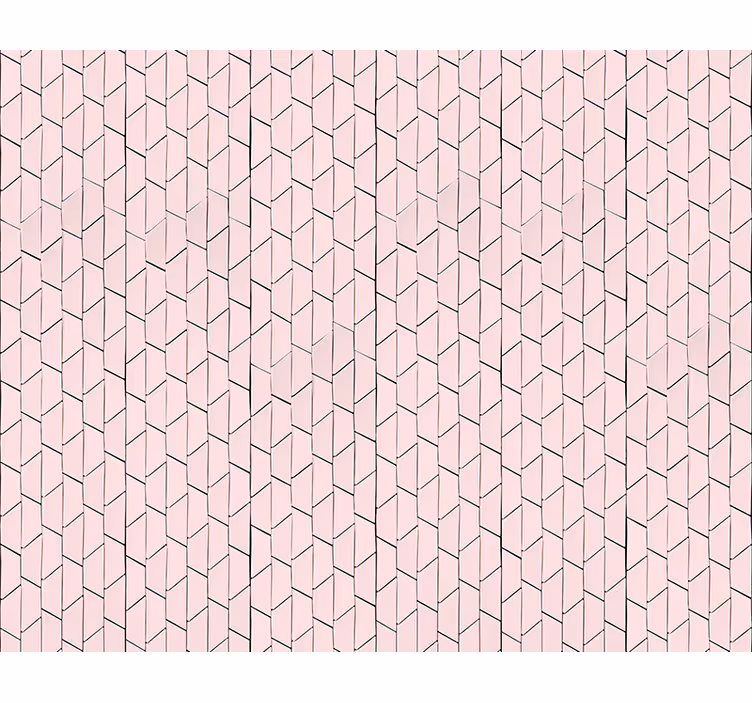 Papel mural texturas diseño geométrico rosa - TenVinilo
