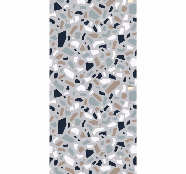 Papel mural texturas patrón terrazzo abstracto - TenVinilo