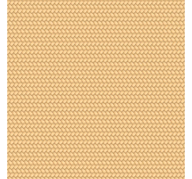 Papel mural living comedor textura de mimbre - TenVinilo