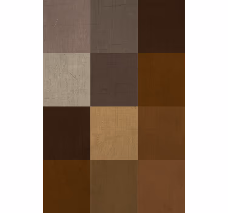 Papel mural living comedor diseño patchwork - TenVinilo