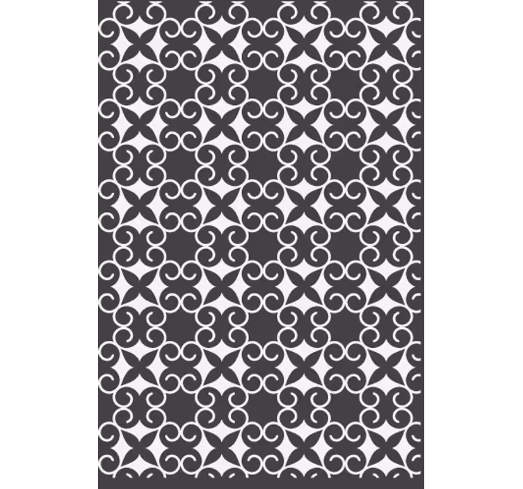 Papel mural living comedor con elegante diseño estampado - TenVinilo