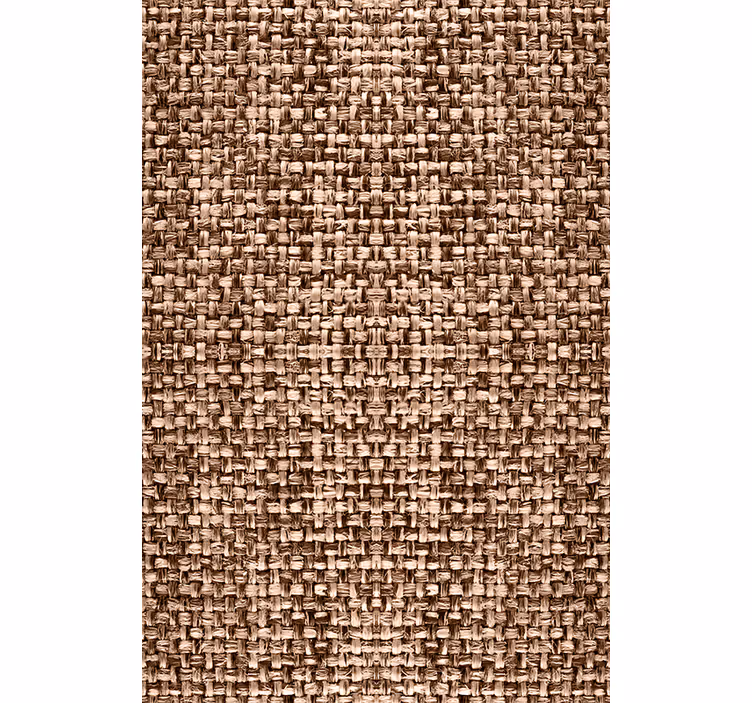 Papel mural living comedor tejido de fibra natural - TenVinilo