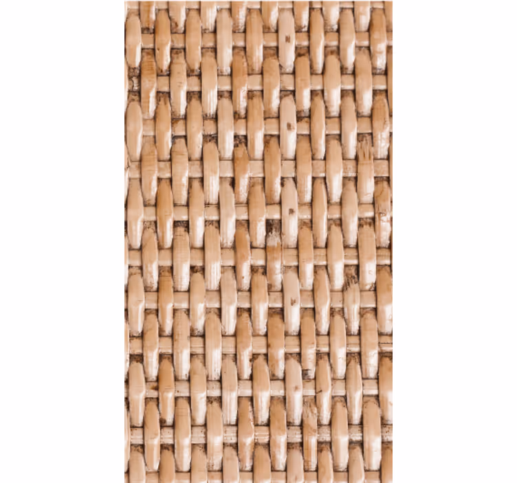 Papel mural living comedor superficie texturada tejida - TenVinilo