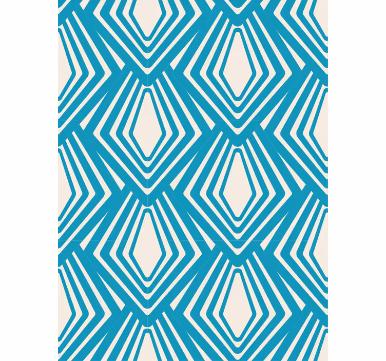 Papel mural geométrico patrón de diamantes - TenVinilo