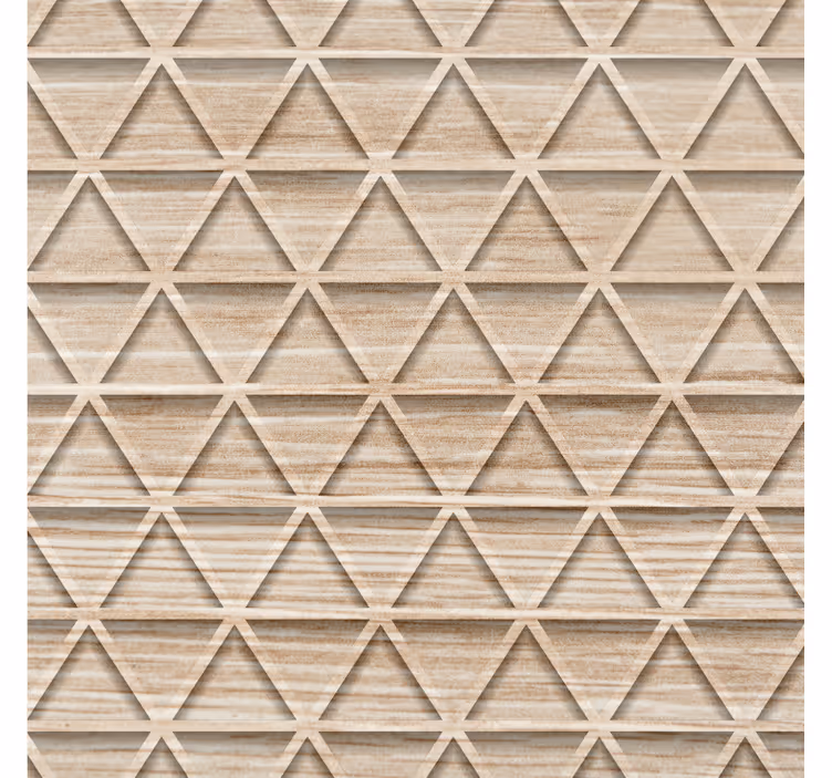 Papel mural geométrico patrones de triángulos elevados - TenVinilo