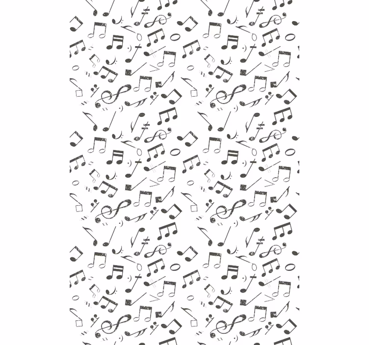 Papel mural oficinas notas musicales - TenVinilo