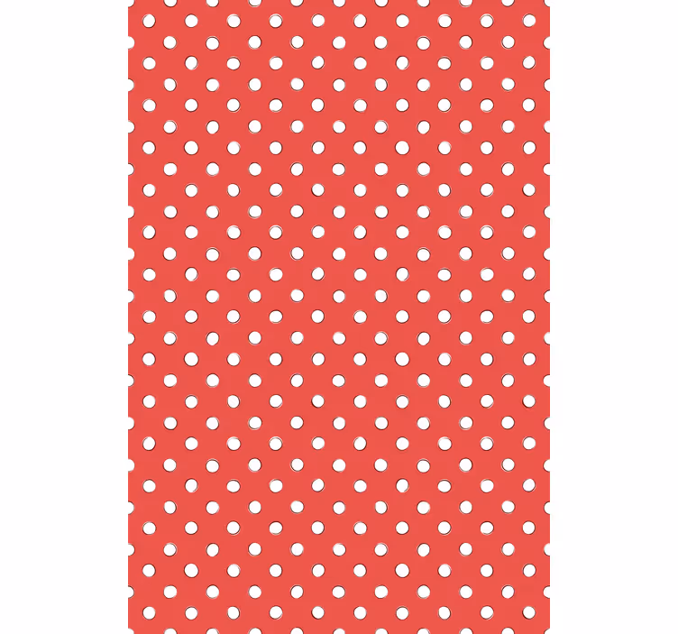 Papel mural cocina lunares rojos - TenVinilo