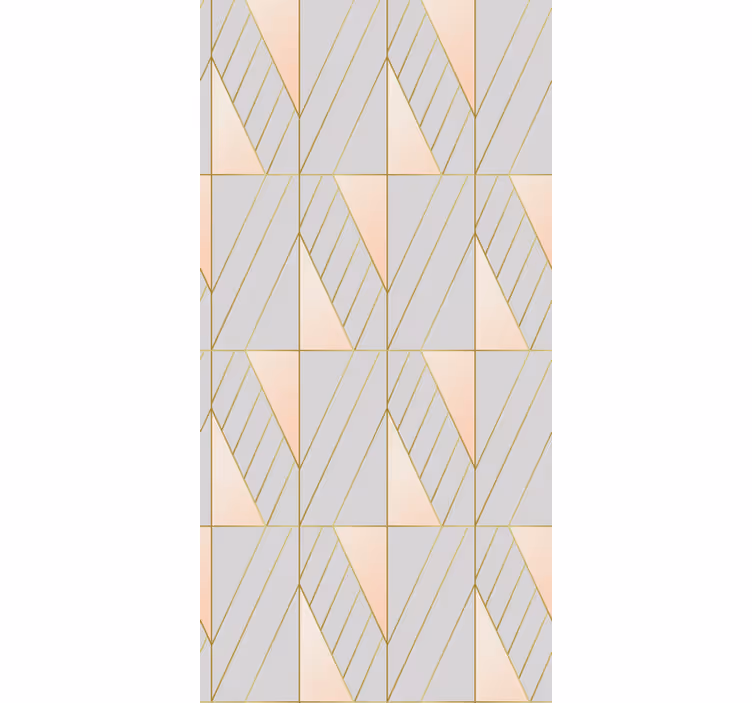 Papel mural moderno líneas con patrón geométrico - TenVinilo
