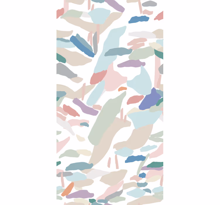 Papel mural moderno formas de tonos suaves imprecisos - TenVinilo