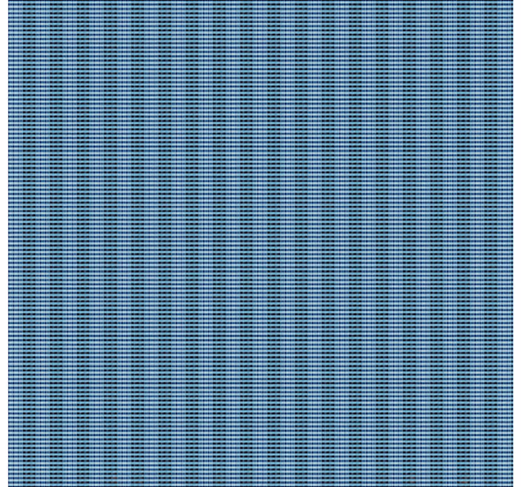 Papel mural comedor efecto cuadros azules tejidos - TenVinilo