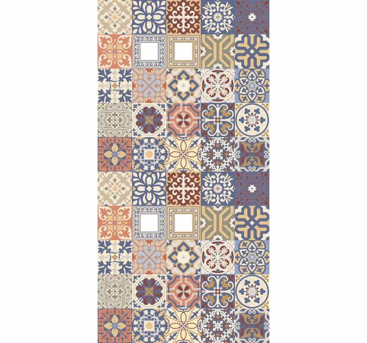 Papel mural cocina hidráulico multicolor - TenVinilo