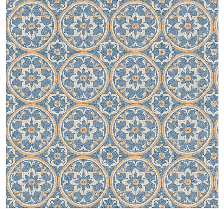Papel mural living comedor azulejo estilo mate - TenVinilo