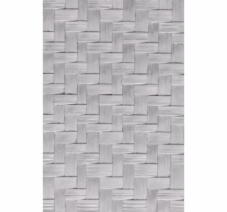Papel mural living comedor textura gris tejida - TenVinilo