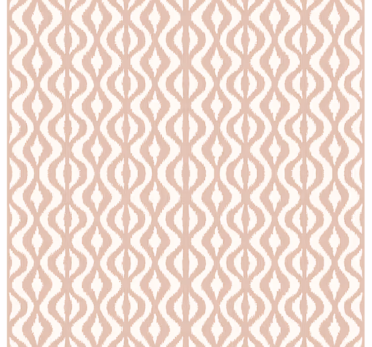 Papel mural dormitorio matrimonio rosa polvoriento geométrico - TenVinilo