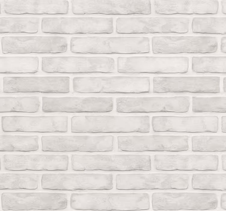 Papel mural living comedor ladrillo loft - TenVinilo