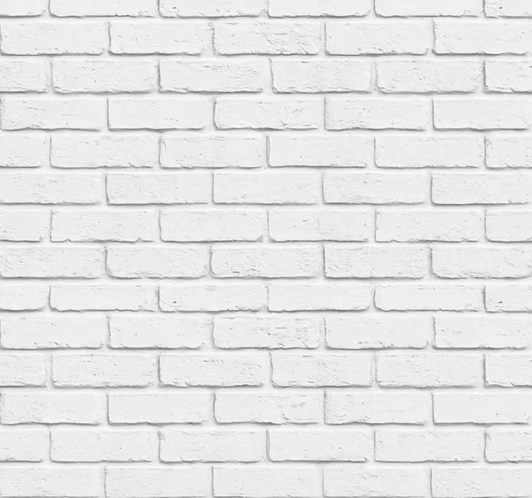 Papel mural living comedor efecto piedra blanca - TenVinilo