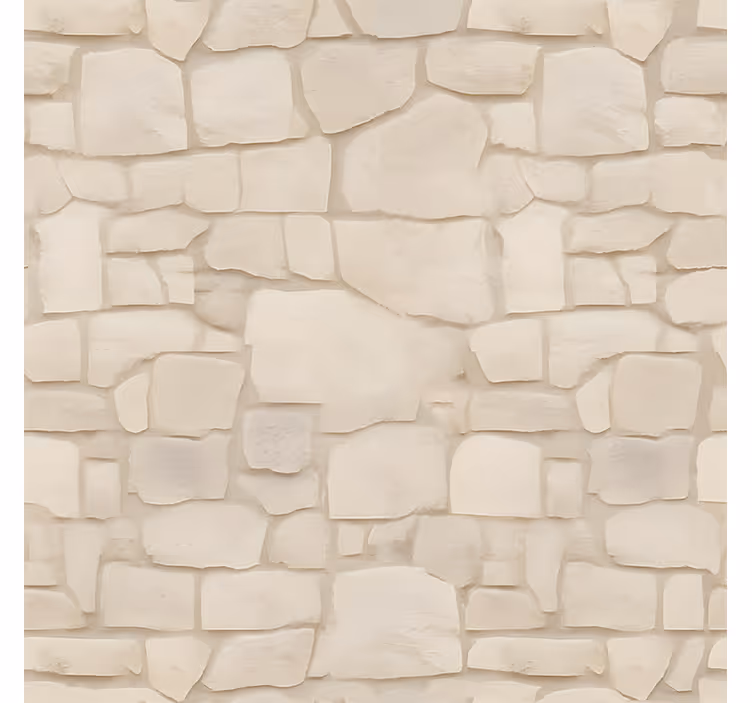 Papel mural living comedor piedra natural - TenVinilo
