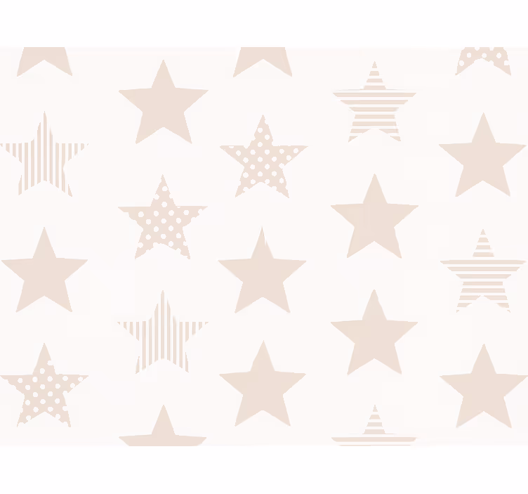 Papel mural infantil patrón de estrellas para niños - TenVinilo