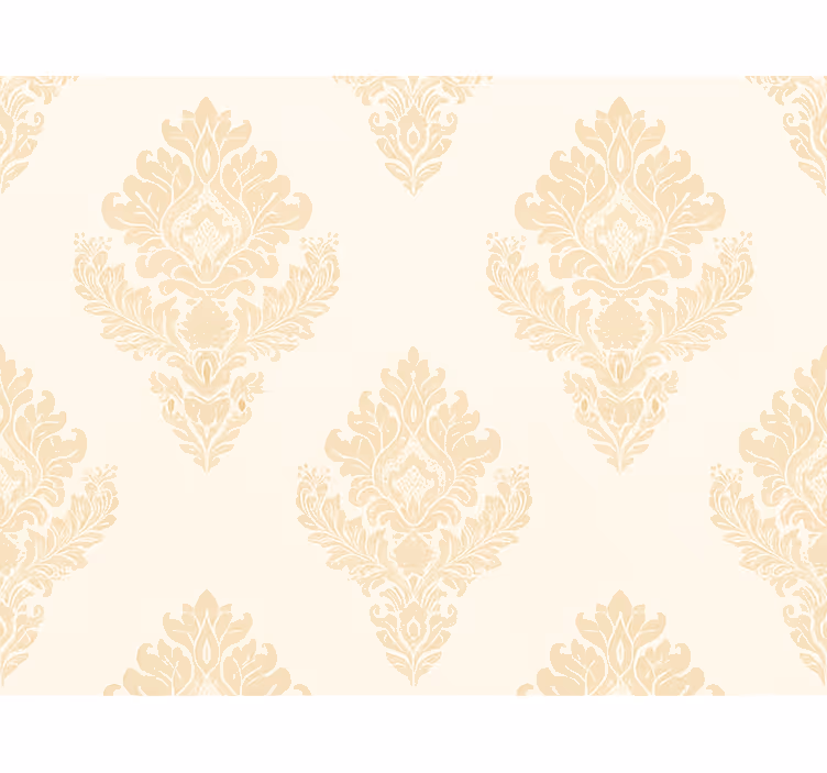 Papel mural dormitorio matrimonio damasco beige clásico - TenVinilo