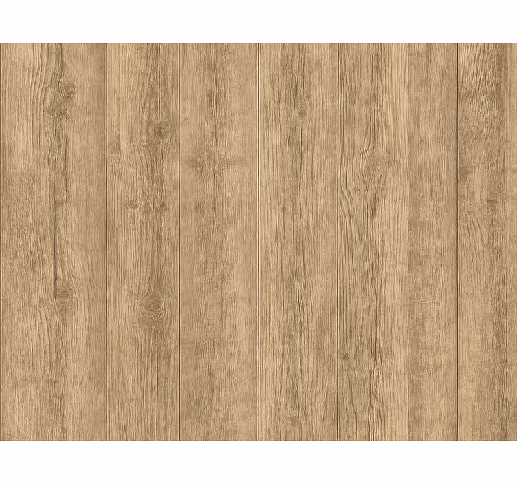 Papel mural madera roble natural lijado vertical - TenVinilo