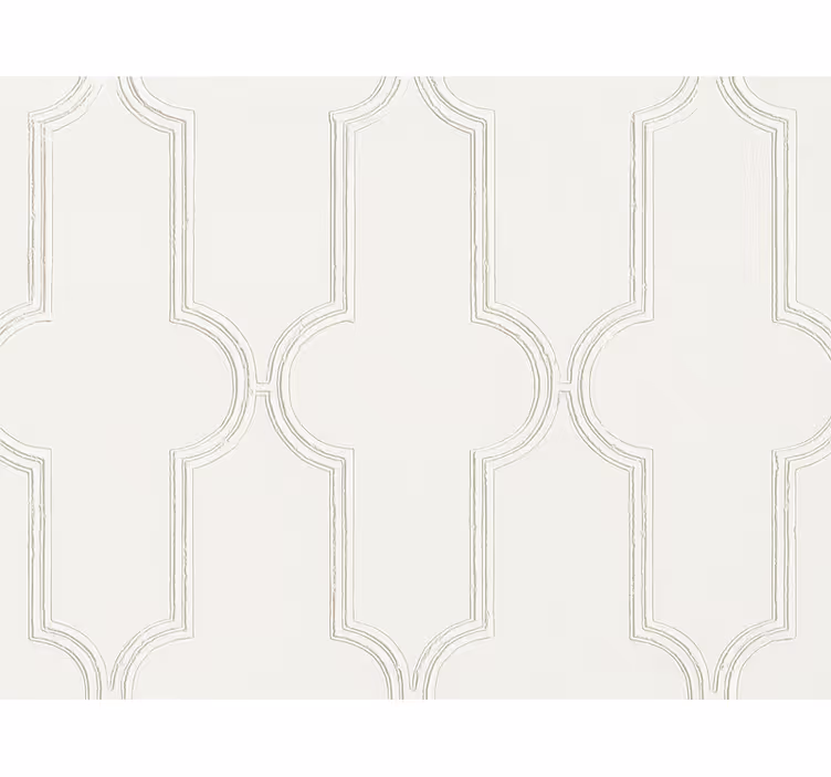 Papel mural dormitorio matrimonio panel blanco - TenVinilo