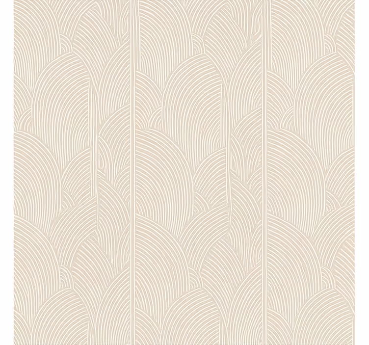 Papel mural living comedor patrón geométrico suave - TenVinilo