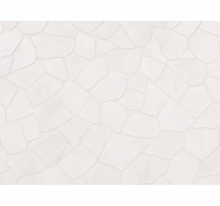 Papel mural living comedor pared de piedra blanca lavado - TenVinilo