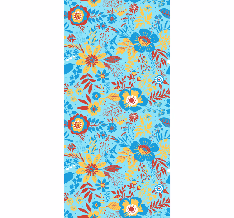 Papel pintado flores flores de primavera - TenVinilo