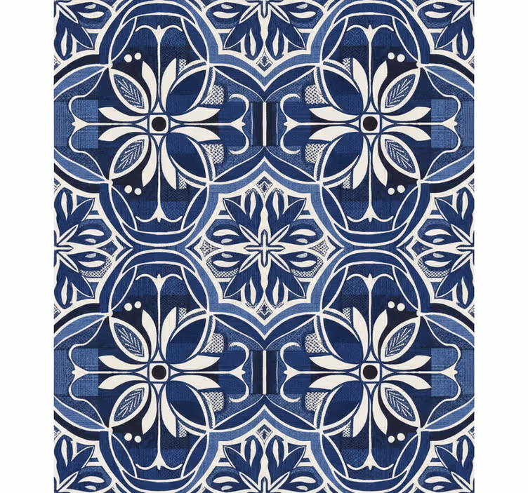 Papel mural navy patrón de telas navy - TenVinilo