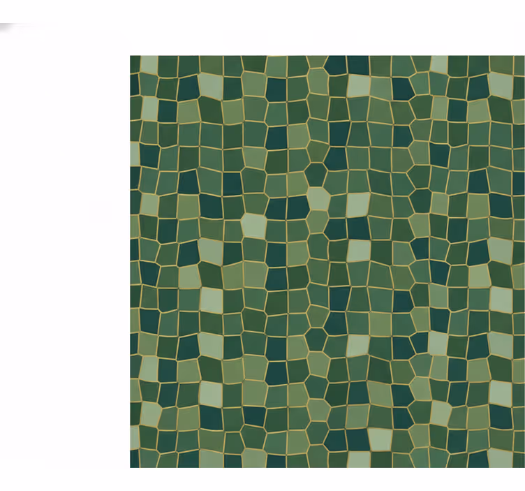 Papel mural verde patrón pequeño cocodrilo verde - TenVinilo