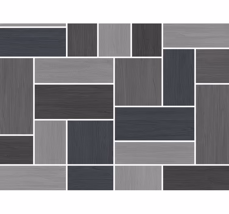 Papel mural madera paneles de madera gris - TenVinilo