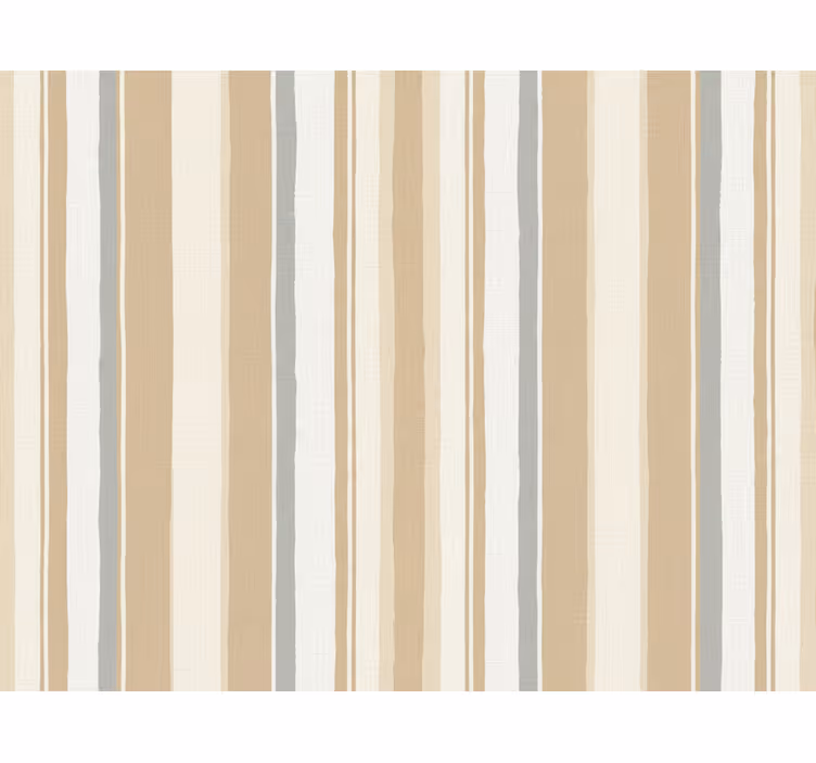 Papel mural rayas verticales beige granja - TenVinilo