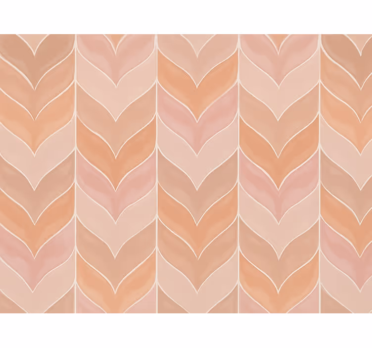 Papel mural moderno patrón espiga rosa apagado - TenVinilo