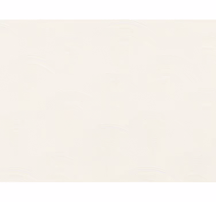 Papel mural rayas arcos superpuestos blanco cálido - TenVinilo