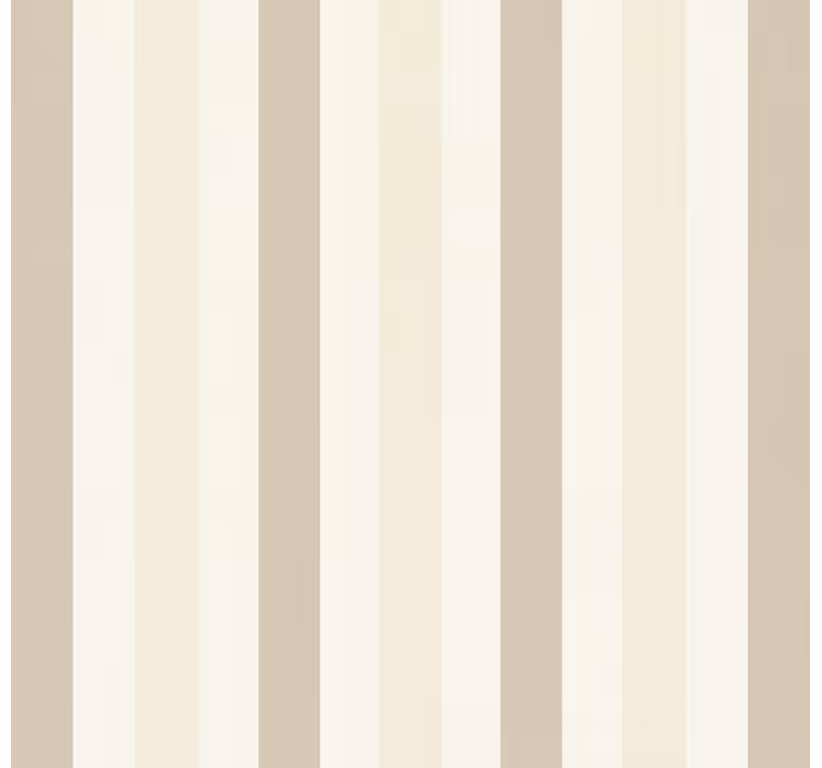 Papel mural rayas verticales color crema - TenVinilo