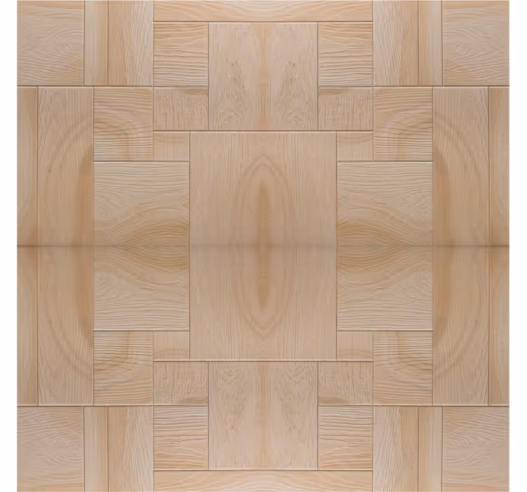 Papel mural rústico con patrón de madera marrón claro - TenVinilo