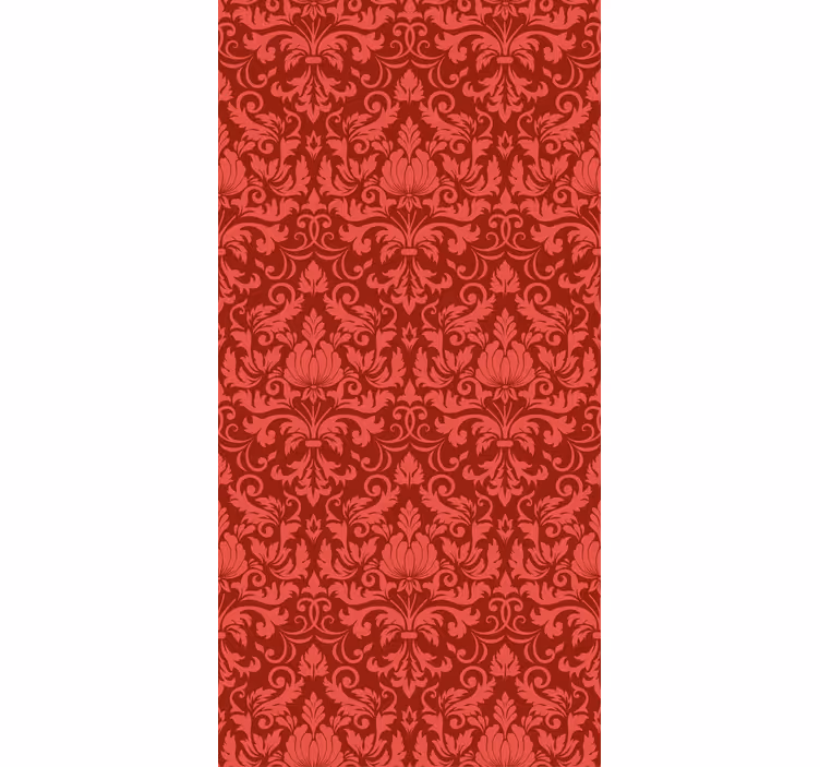 Papel mural rojo terciopelo - TenVinilo