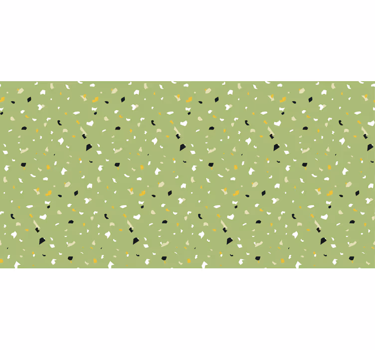 Papel mural verde terrazzo verde - TenVinilo