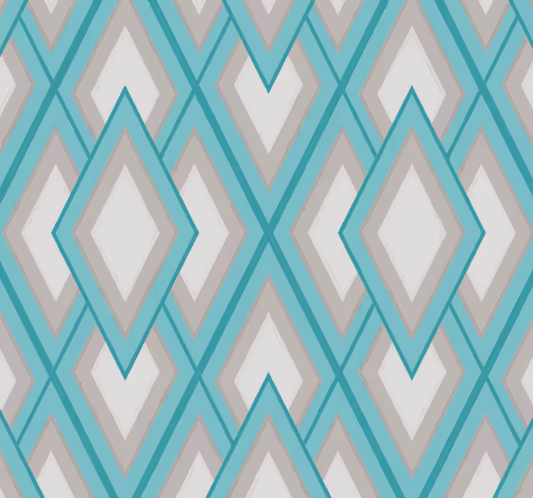 Papel pintado triangular con motivos geométricos - TenVinilo