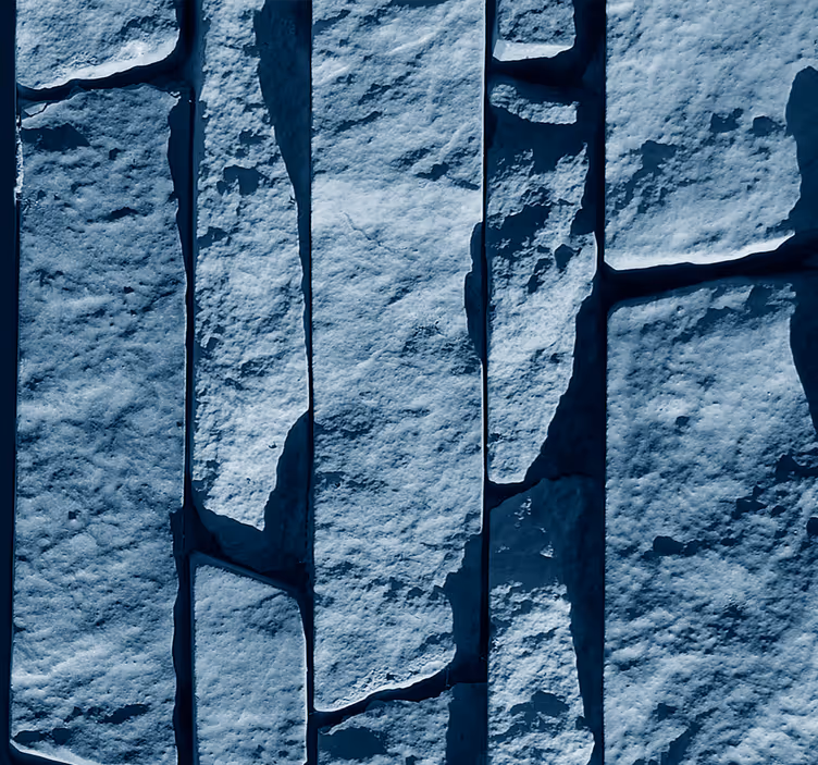 Papel pintado con textura azul piedra - TenVinilo