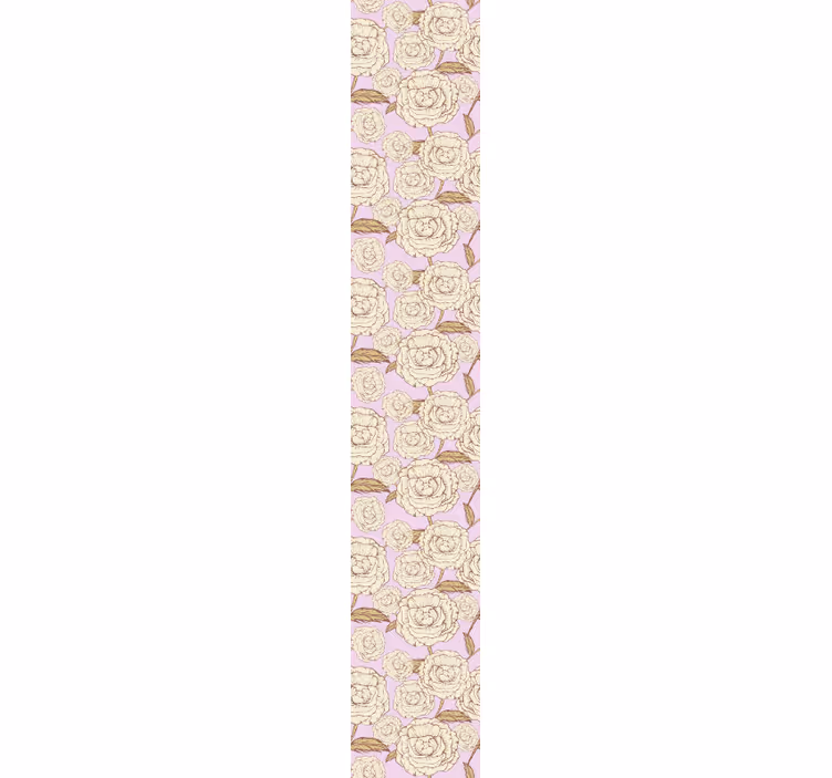 Papel pintado flores arreglo vintage - TenVinilo