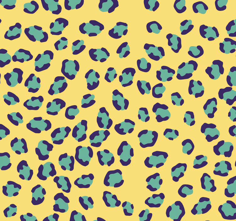 Papel mural leopardos motivo de manchas de leopardo - TenVinilo
