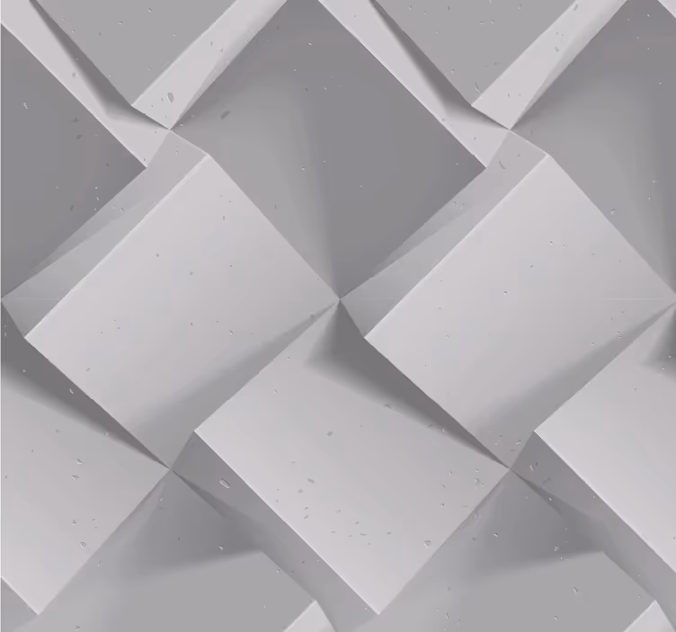 Papel mural geométrico ilusión geométrica - TenVinilo