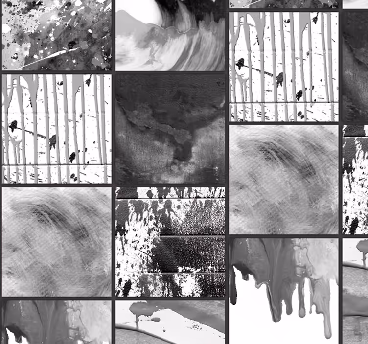 Papel pintado abstracto texturas grises suaves - TenVinilo