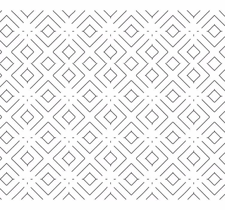 Papel mural geométrico teselado de diamantes - TenVinilo