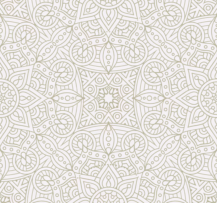 Papel mural ornamental mandalas geométricas - TenVinilo