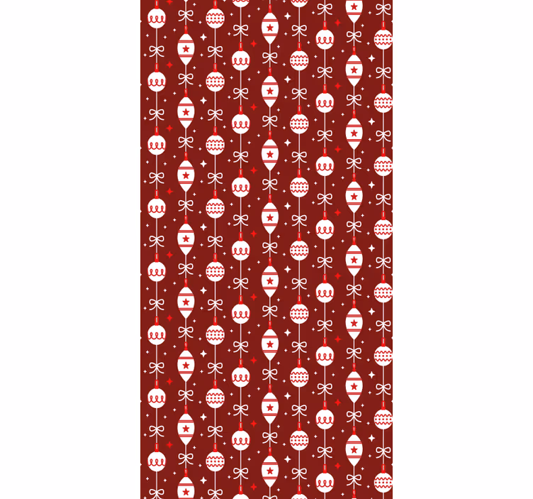 Papel mural navideño motivo festivo del cráneo - TenVinilo