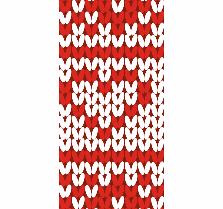 Papel mural topos patrón de puntos del corazón - TenVinilo